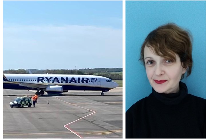 Ryanairov zrakoplov koji je u nedjelju jedva sletio u Pulu / Lara Bagar